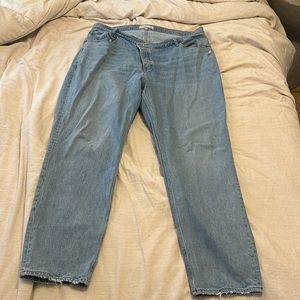 Abercrombie Curve Love High Rise Dad Jeans